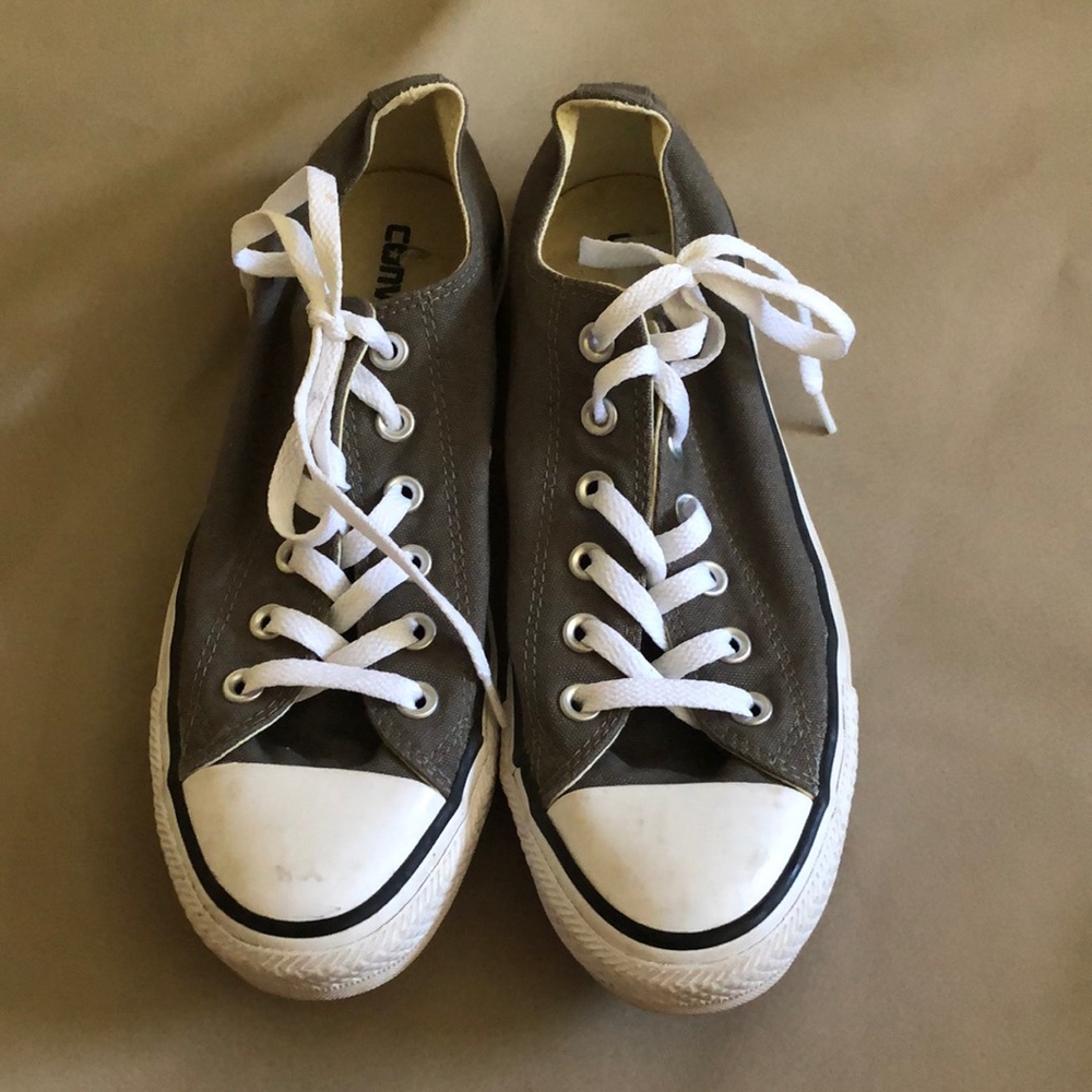 Converse All Stars gray 8M double tongue